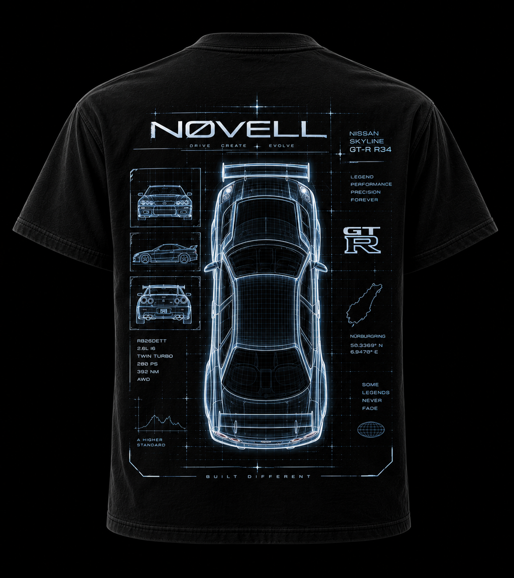 NØVELL R34 // Holographic Performance Tee